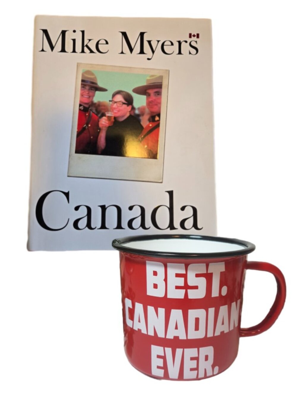 Book Mike Myers Canada & Koppers Tin Cup Best Canadian Ever Mug Teacup Drinkware